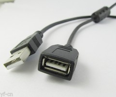 1pc 1.4M USB 2.0 A Male to A Female M/F Extension Cable Cord For PC Laptop