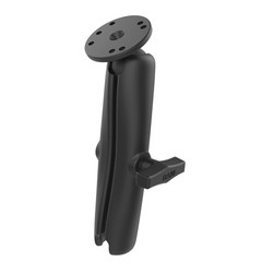 RAM Long Size Double Socket Arm with 2.5″ Round AMPS Base & 1.5″ Ball RAM-103U-D