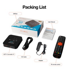 GTMEDIA ATSC 3.0/1.0 OTA Digital TV Tuner Box HDMI WIFI Media Streaming Player