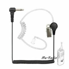 3.5mm Listen Only Acoustic Headset Earpiece Compatible with 1Pin Handheld Radio