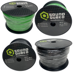 SoundQubed 8 Gauge Power and Ground Wire 250ft Spool Green