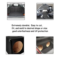 Sub woofer Speaker Box Carpet -Audio Video Wrap Car Trunk Liner Under-felt Lot