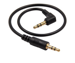 30cm Gold Plated 3.5mm to 3.5mm Jack to Jack Audio Cable Lead Short Aux Car