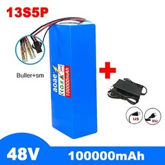48V 100000mAh Lithium Ion Battery Pack 13S3P 54.6V Battery pack with BMS