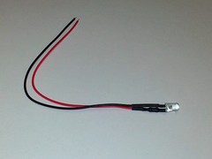 Lot of 1 Red Green Blue RGB Cobra Uniden & Others 12 Volt 5mm LED With Wire Lead