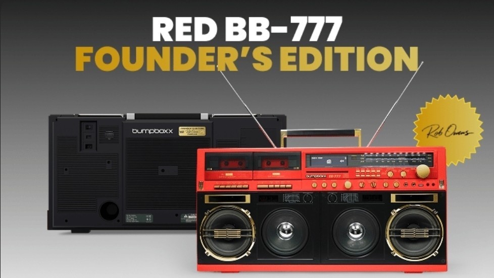Bumpboxx BB-777 Founder’s Edition Red Boombox 1 of 77 limited