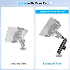 7.48″ Double Socket Arm Extension 1″ Ball for RAM B Size Mounts 360° Rotatable