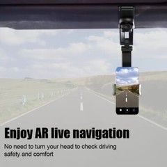 Car Phone Mount – Stylish Multi-Function Navigation Holder, Durable ABS Material