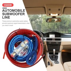 1500W 8 Gauge Car Audio Cable Kit Amplifier Install Amp RCA Subwoofer Sub Wiring