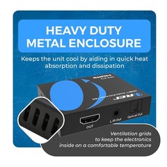 HDMI Audio Extractor Converter – SPDIF + 3.5mm Output (HDA-912)