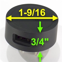NEW BLACK USB Power Supply (5V/1A) for Magnifying/Photography/Makeup LED Light