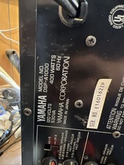 Yamaha DSP-A1000 a/v receiver amp amplifier Made in Japan