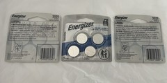Lot Of 3 – Energizer 2025 Lithium Batteries. 2025BP-4 3v CR2025 Fresh