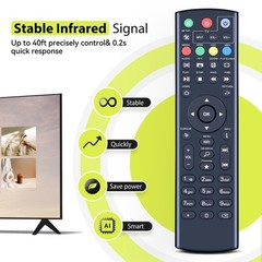 Remote Control For Superbox S1, S2, S3, S4, S5, S6,Octastream Q1, Elite II