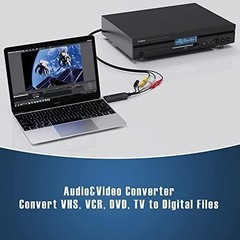 Capture Card, USB Video Capture Card Device, Audio Video Converter Grabber fo…
