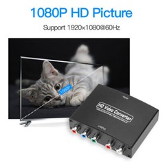 HDMI-compatible to YPBPR Component Converter 1080P Video R/L Audio Adapter