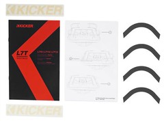 2 KICKER 10″ L7T Subs in Box Fits 09-17 F150 Super Crew+2017 F250/350 Super Duty