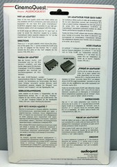 Audioquest SCART to RCA adapter