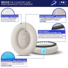 AHG Premium QC45 Replacement Ear Pads Cushions Compatible with Bose QuietComf…