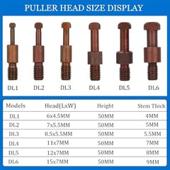 21 in1 Bearing Puller Set, Blind Hole Bearing Removal Tool, Internal Blue