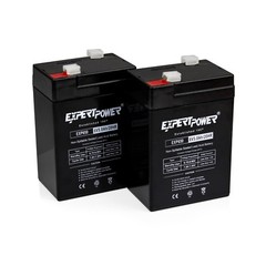 2 PACK – 6Volt 5Ah (SEALED LEAD ACID) Batteries for Alarms, ATV’s, Motorcycles