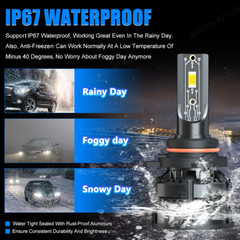 For GMC Sierra 1500 2014-2015 LED Headlights Bulbs High Low Beam Fog Light Z8