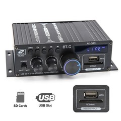 800W 2 Channel Bluetooth Mini HIFI Power Amplifier Audio Stereo Amp Home Car FM