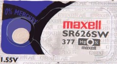 377 MAXELL WATCH BATTERIES SR626SW (5 piece) SR626 V377 SR66 New AuthorzedSeller