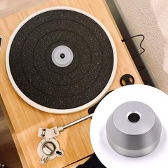 Silver 45 Record Adapter 7 Inch Vinyl Insert Player Turntable Solid Aluminum