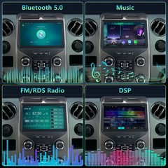 For Ford F150 2009-2014 Apple Carplay Android 15 Car Stereo Radio WiFi GPS Navi