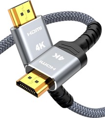 1ft High-Speed HDMI Cable 4K@60Hz – Tangle-Free, Perfect for Gaming & Streaming