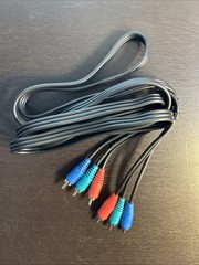 6FT COMPONENT VIDEO CABLE 3 RCA RED GREEN BLUE RGB COAXIAL for HDTV DVD VCR COAX