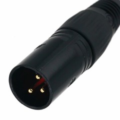 XLR Male 3-pin to Deluxe 4mm Banana Plug Audio Cable Speaker Amplifier 1~20FT