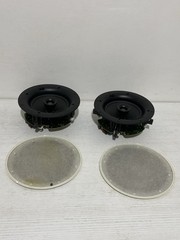 Pair of recessed ceiling speakers Cabasse Archipel 17 24cm grids