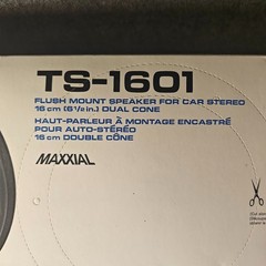 Pioneer TS‑1601 6.5″ Dual Cone Car Speakers 60W NEW Open Box