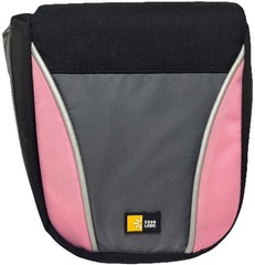 Case Logic—Cd/DVD Pink/Black Case—16 Sleeves-32 Discs—LIKENEW—SHIPS IN 24 HOURS—