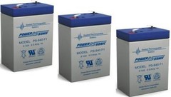 Power-Sonic 2 Pack – BATTERY 6V 6 VOLT SLA VRLA RECHARGEABLE 4, 4.5,5 AH