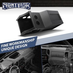 Fit For 07-13 Chevy Silverado GMC Sierra 12″ Center Console Subwoofer Sub Box