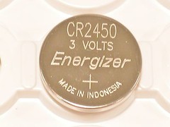 2 NEW BULK ENERGIZER CR2450 ECR 2450 3v LITHIUM BATTERY (TWO BATTERIES) Exp.2031