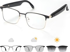 Waterproof Bluetooth Glasses with Audio, UV400 Protection & Quick Charge