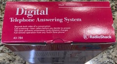 Radio Shack Digital Telephone Answering System Machine 43-784 No. TAD-1024 White
