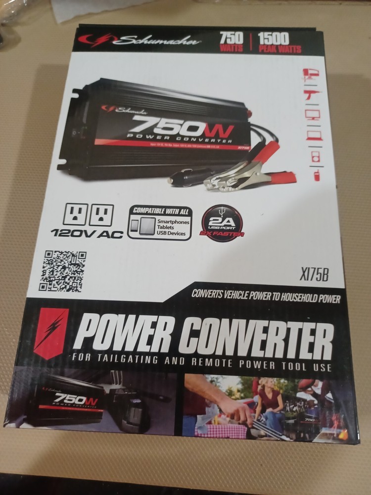 Schumacher 750w / 120v Output Power Converter X175B NEW