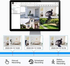 ZOSI H.265 5Mp-Lite HD 8CH DVR System 2TB Hard Drive AI Human Vehicle Detection