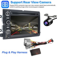 For 2004-2008 Ford F150/250 Car DVD CD Player Stereo Radio with Carplay Back Cam