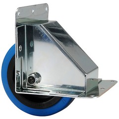 Penn-Elcom W2100 4″ Recessed Caster w/Blue Wheel 330 lb.