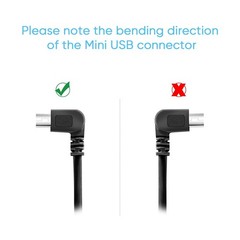 GPS Charger Cable,Mini USB 6.6ft Universal Charging Cord with Voltage…