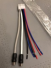 Dual TBX10A Original Wire Harness 10 Pin Plug RCA jack In USA Same Day Shipped