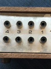 Vanco SSS-8 Speaker Selector Switch Wood Cabinet