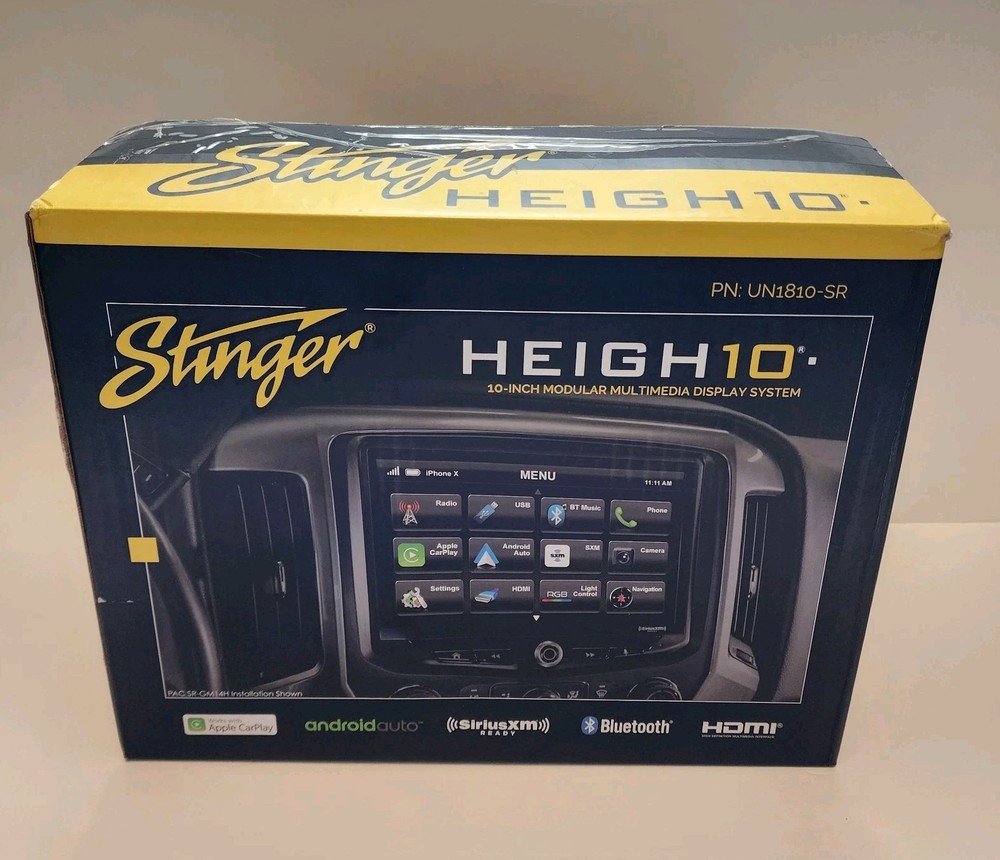 STINGER UN1810-SR Heigh10, 10-In. Modular Multimedia Display System NEW Open Box