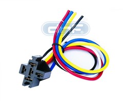 1 PIECE 50 AMP 12V BOSCH STYLE S RELAY & HARNESS SOCKET SPDT + 100% COPPER WIRES